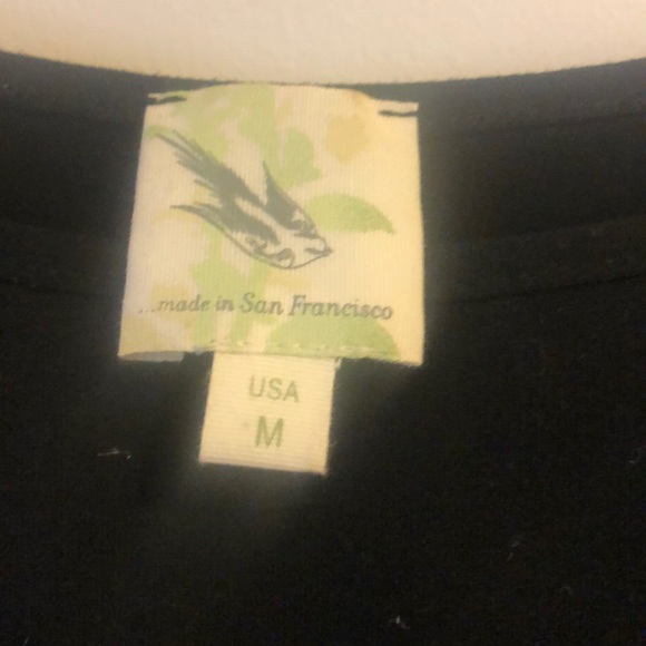 Black and white blouse from Anthropologie Sz M - Picture 6 of 8